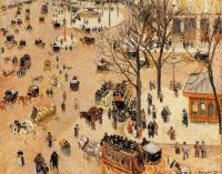 Pissarro, Camille - Place du Theatre Francais